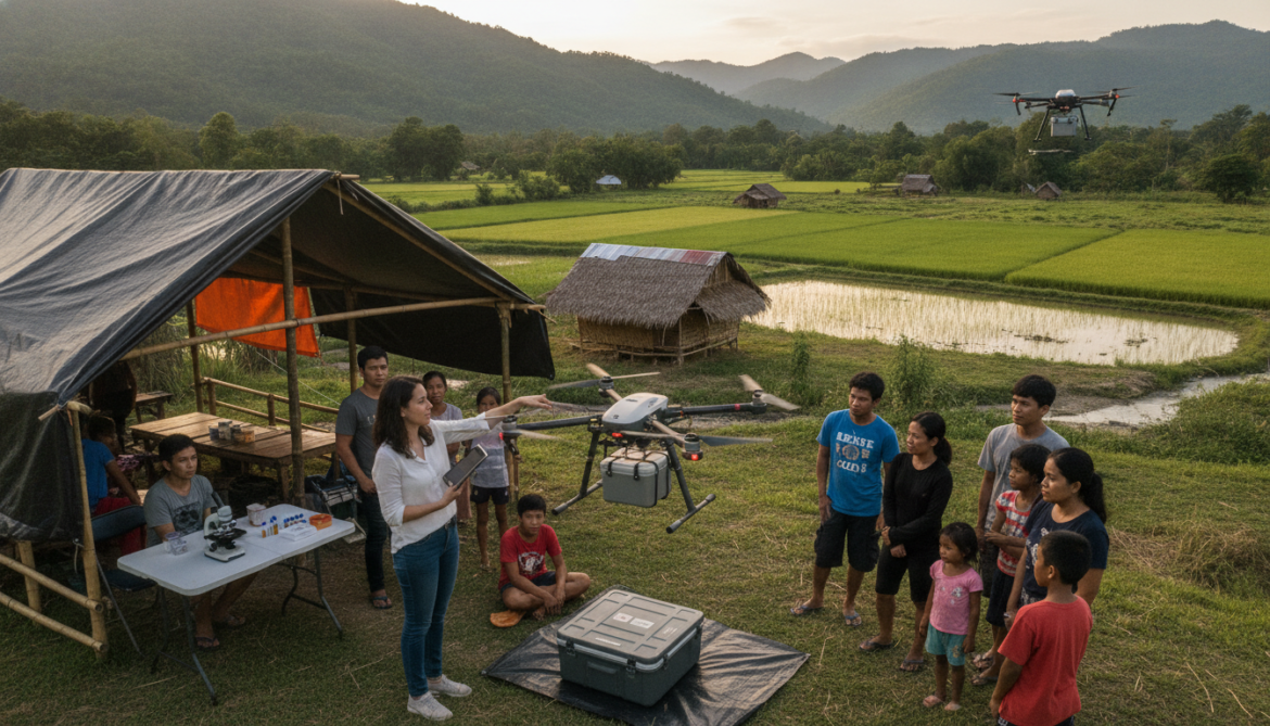 Drones Deployed by Filipino Doctor Speed Tuberculosis Testing in Remote Communities