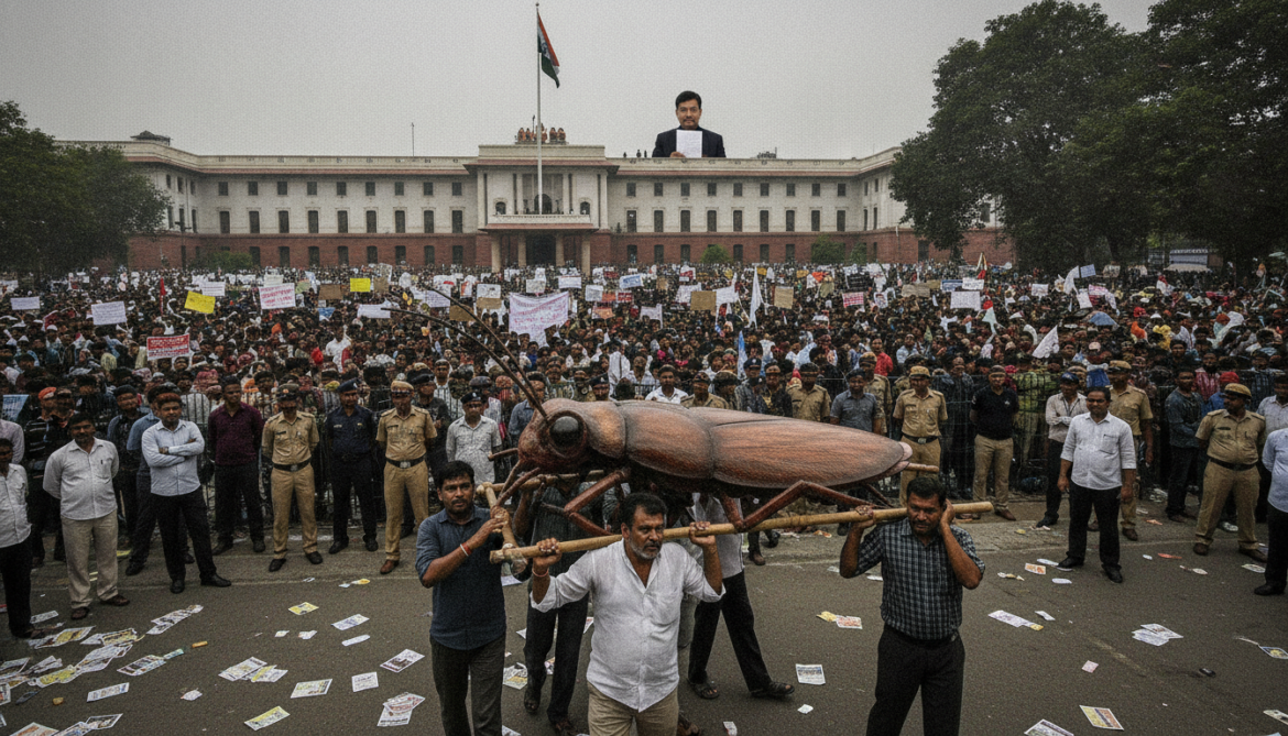 Abhijeet Dipke's Cockroach movement forces education minister to resign