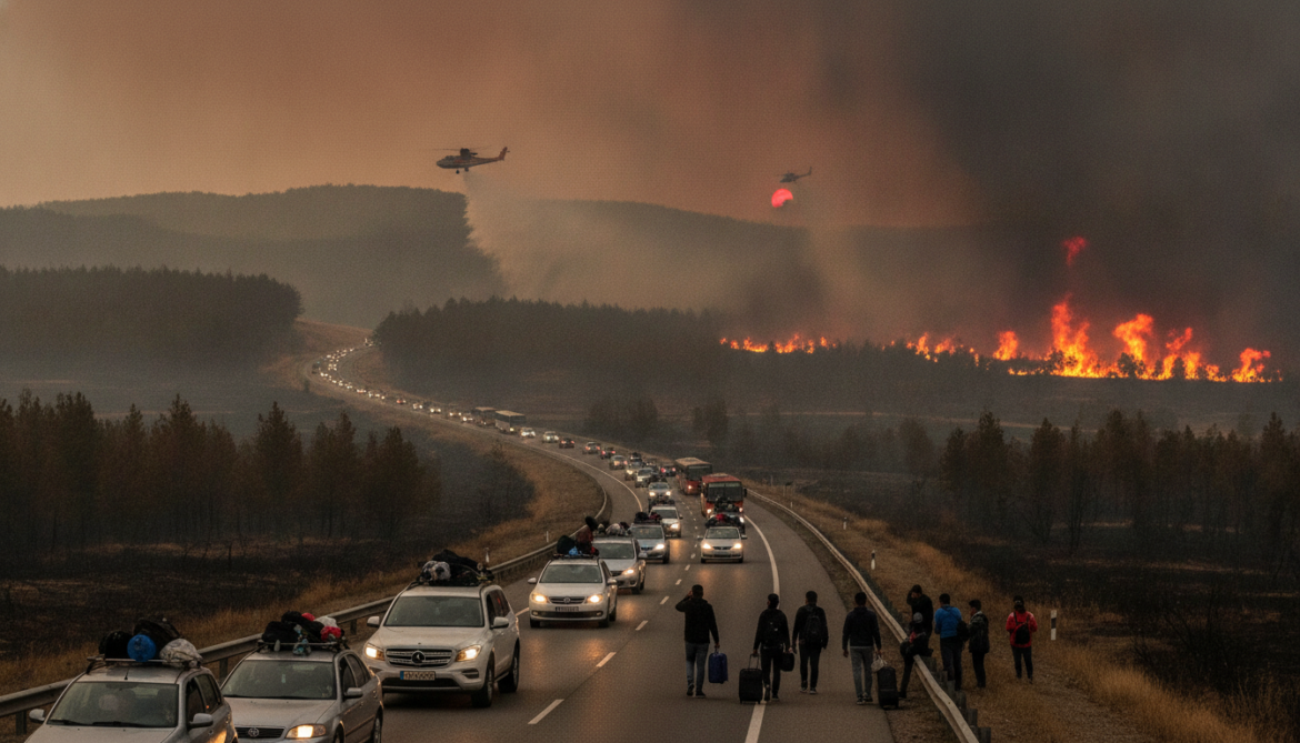 France and Spain wildfires force evacuation of over 325,000 as blazes spread