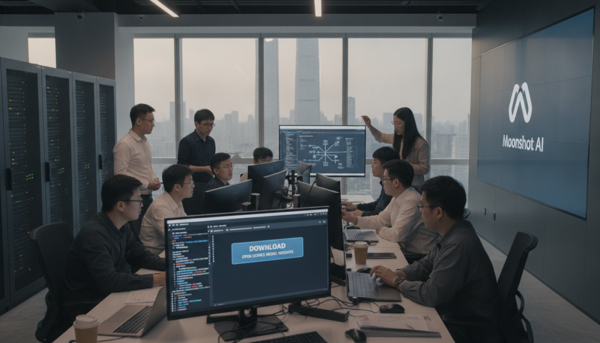 Beijing's Moonshot AI publishes open-source model weights for developers to self-host