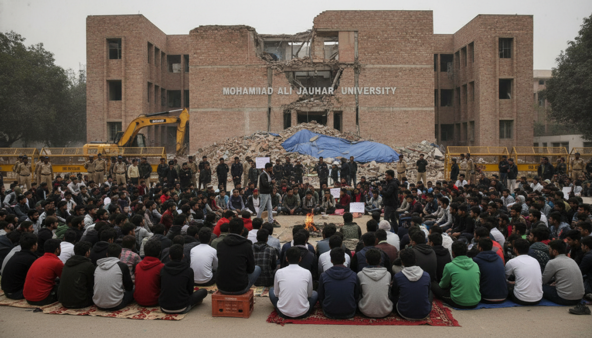 Mohammad Ali Jauhar University faces demolition order as students stage indefinite sit-in
