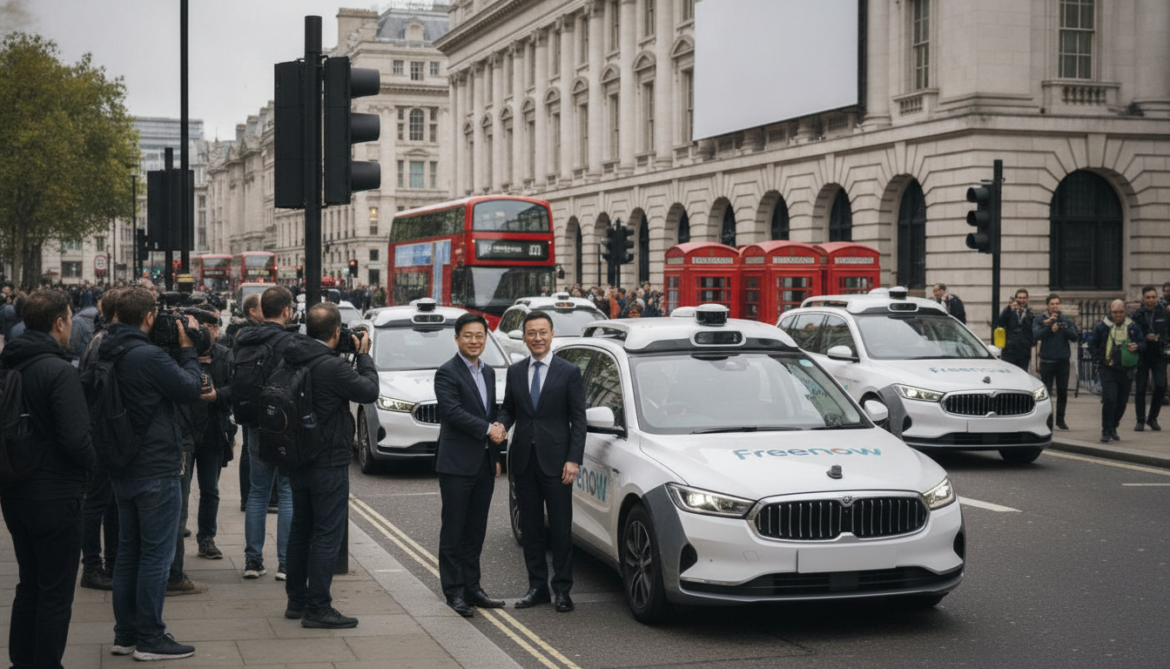 Baidu begins robotaxi testing in London with Lyft-owned Freenow