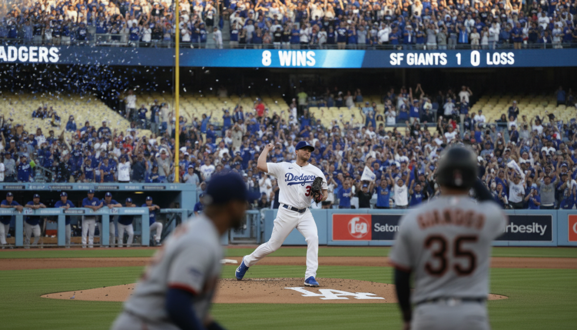 Lauer Dominates as Dodgers Extend Unbeaten Streak to Eight Starts