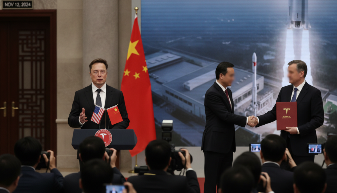Tesla Weighs Selling China Business to Pave Way for SpaceX Merger