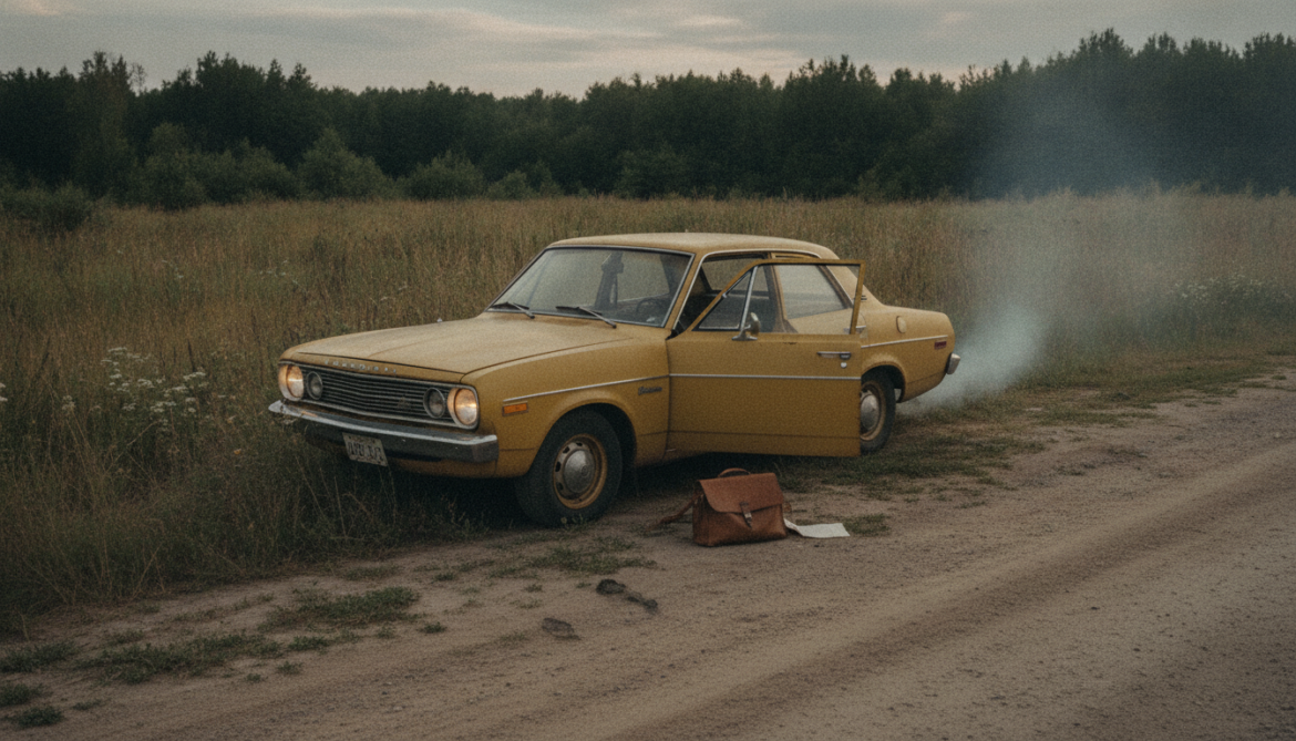 1972 Plymouth Cricket found running with door open after driver disappears