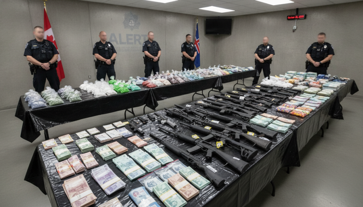 ALERT Edmonton seizes $7M in drugs, $1.16M cash and 17 firearms