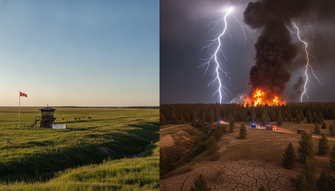 Alberta records first wildfire-free day in 40 years before lightning rekindles fires