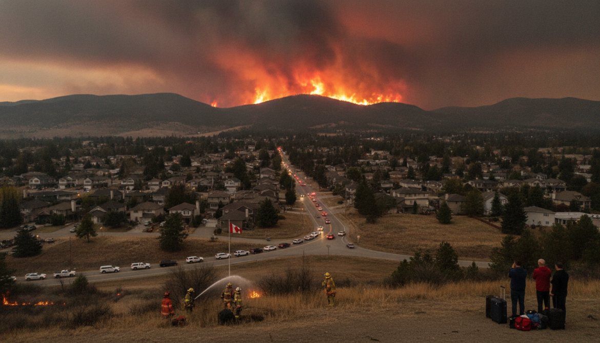 Bald Range Fire Forces Summerland Evacuation as BC Declares Emergency