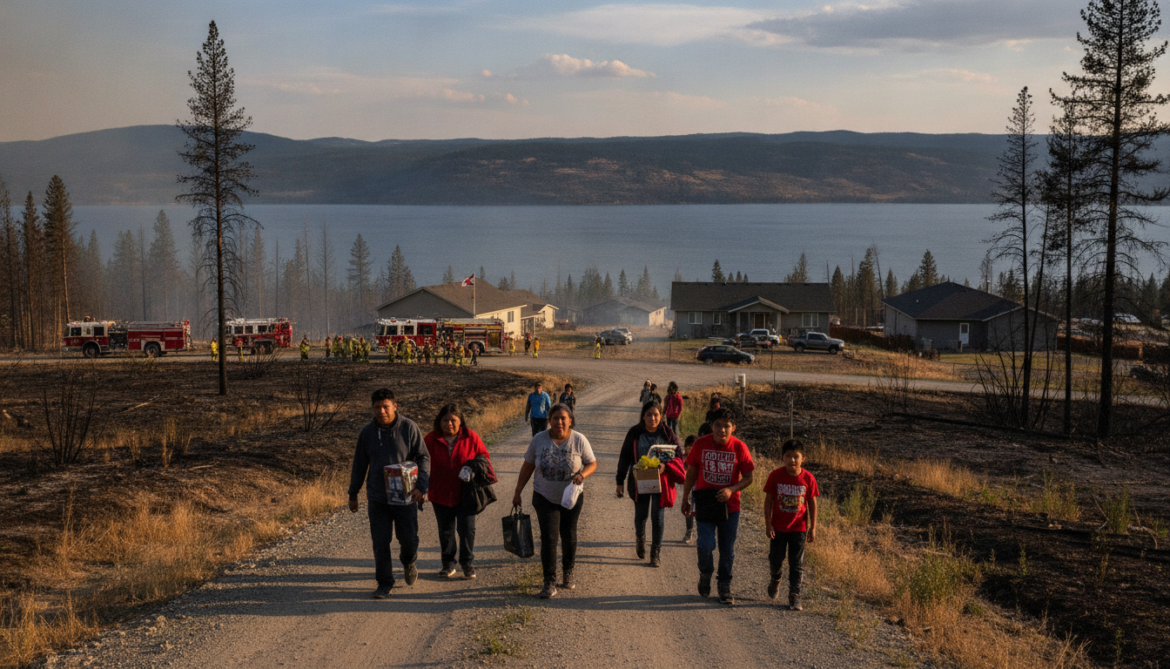 Bradley Creek wildfire containment allows Okanagan Indian Band members to return home
