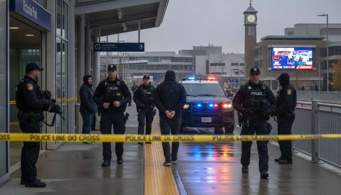 CTrain shooting at Victoria Park Stampede station prompts suspect arrest
