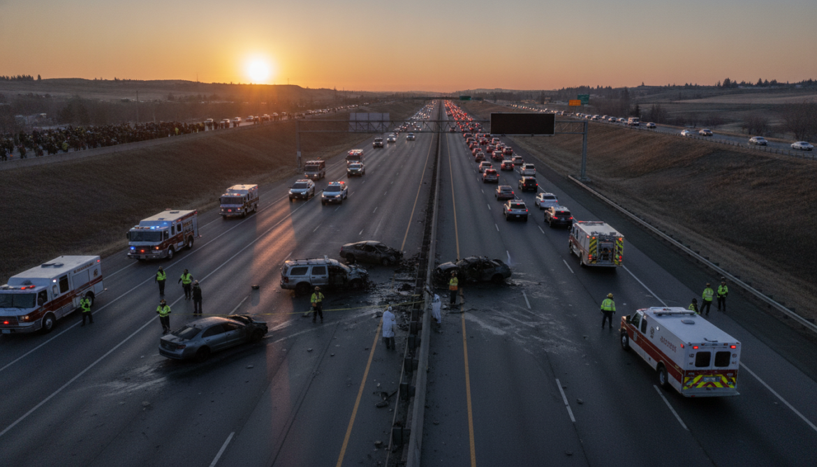 Calgary wrong-way crash kills four, shuts Stoney Trail at 90 Avenue SW
