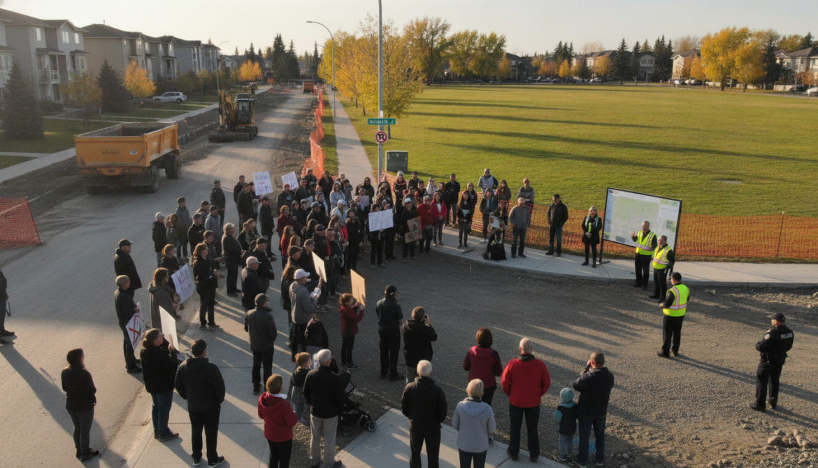 Calgary's Riverstone Road widening prompts Riverbend residents to oppose Green Line link