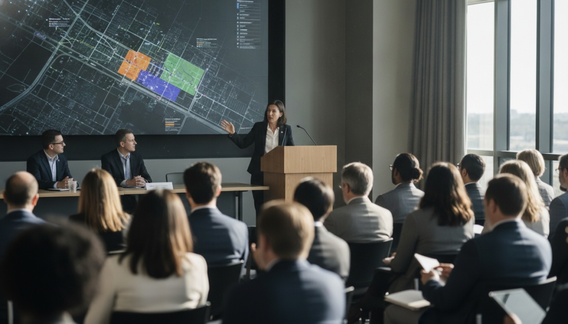 City planning team details corridor study using engagement safety and parking metrics