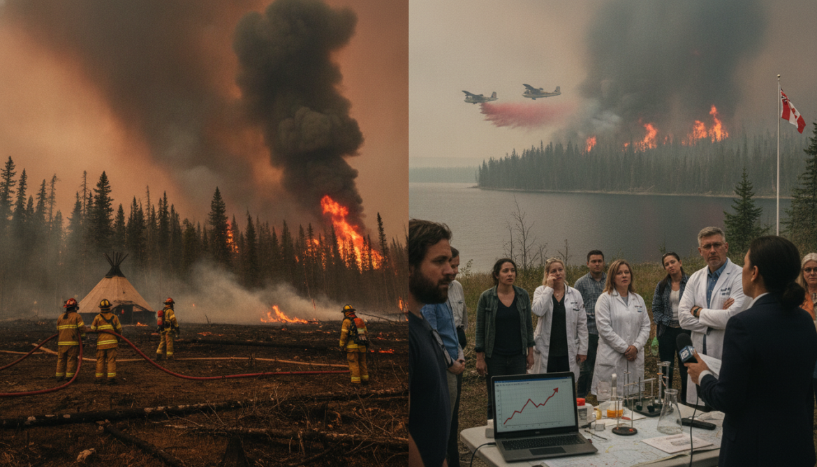 Climate change doubles wildfire risk in Northwest Territories and Ontario, study warns