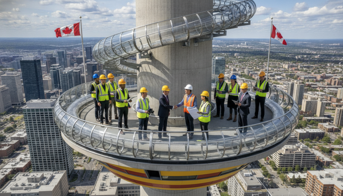 Engineers confirm Calgary Tower spiral slide technically feasible