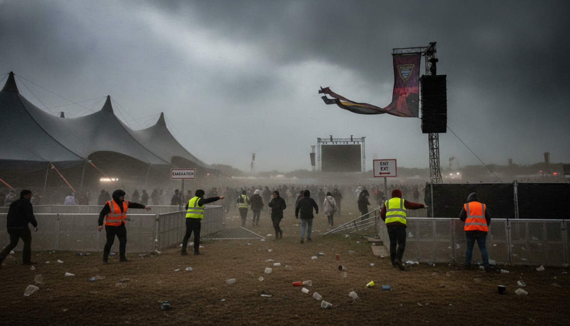 Festival Shut Down by Strong Winds as Organizers Order Immediate Evacuation