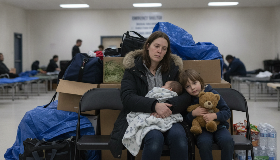 Fort McMurray mother evacuated after neighbour’s condo mould and sewage displace family