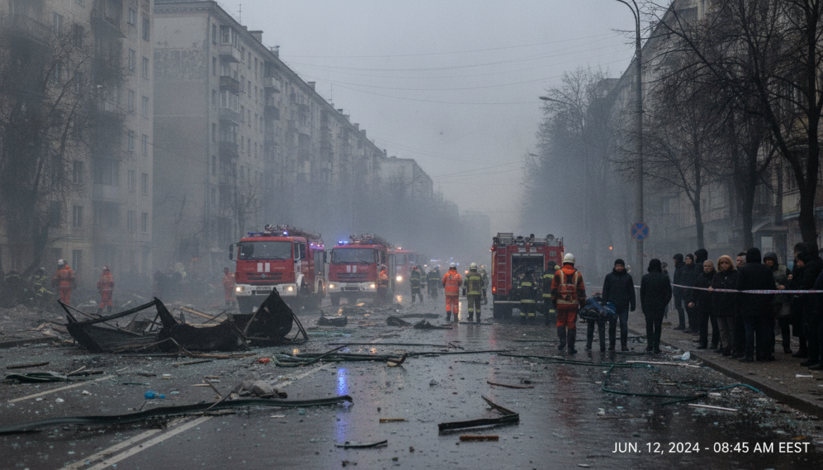Kyiv bombings kill at least eight as Russian strikes intensify