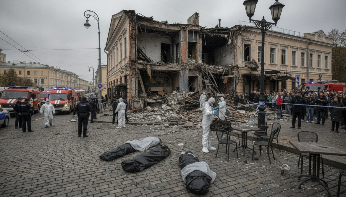 Moscow cafe explosion kills three as investigators probe homemade device