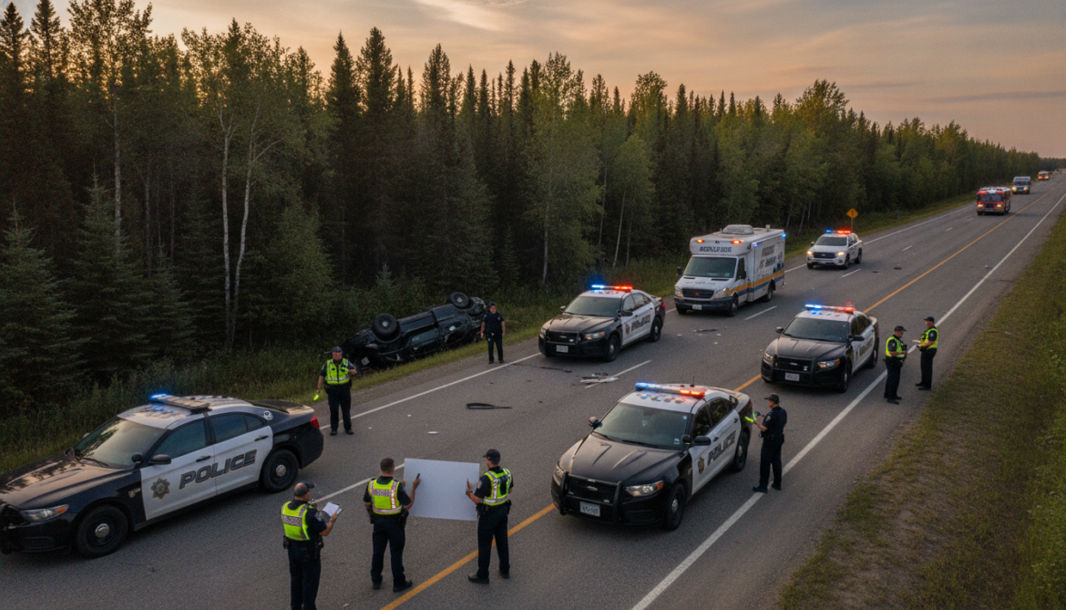 Police seek witnesses and dashcam footage from Highway 813 near Calling Lake