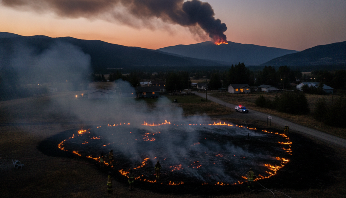 Quilpituk Creek fire contained, evacuation orders downgraded as Bald Range remains uncontrolled