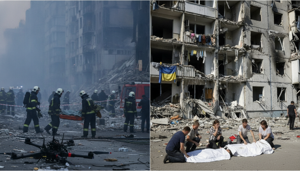 Ukraine drone strike kills five near Moscow as Russian bombing kills three in Sumy