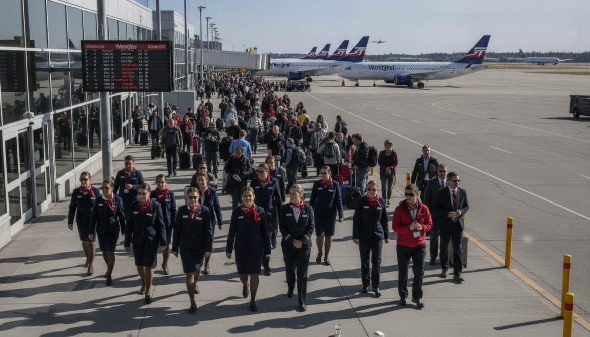 WestJet flight attendants begin strike canceling over 300 flights during Canada's long weekend