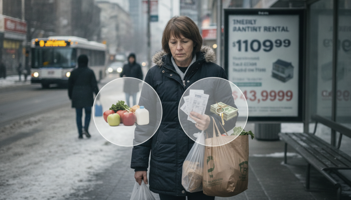 Working Canadians forced to choose between food and rent, survey reveals