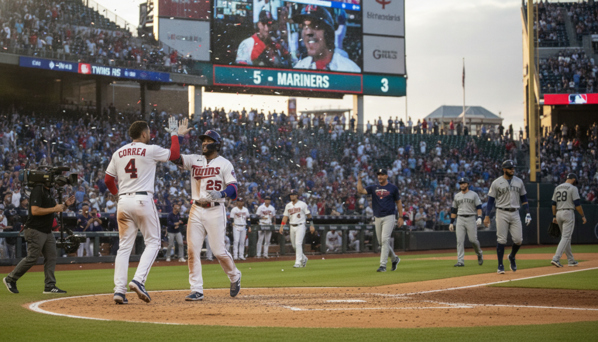 Twins defeat Mariners 5-3 in MLB highlights video recap