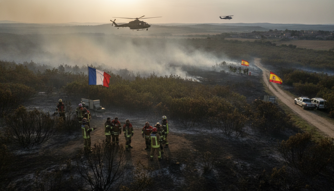 European wildfires ease as French and Spanish blazes come under control