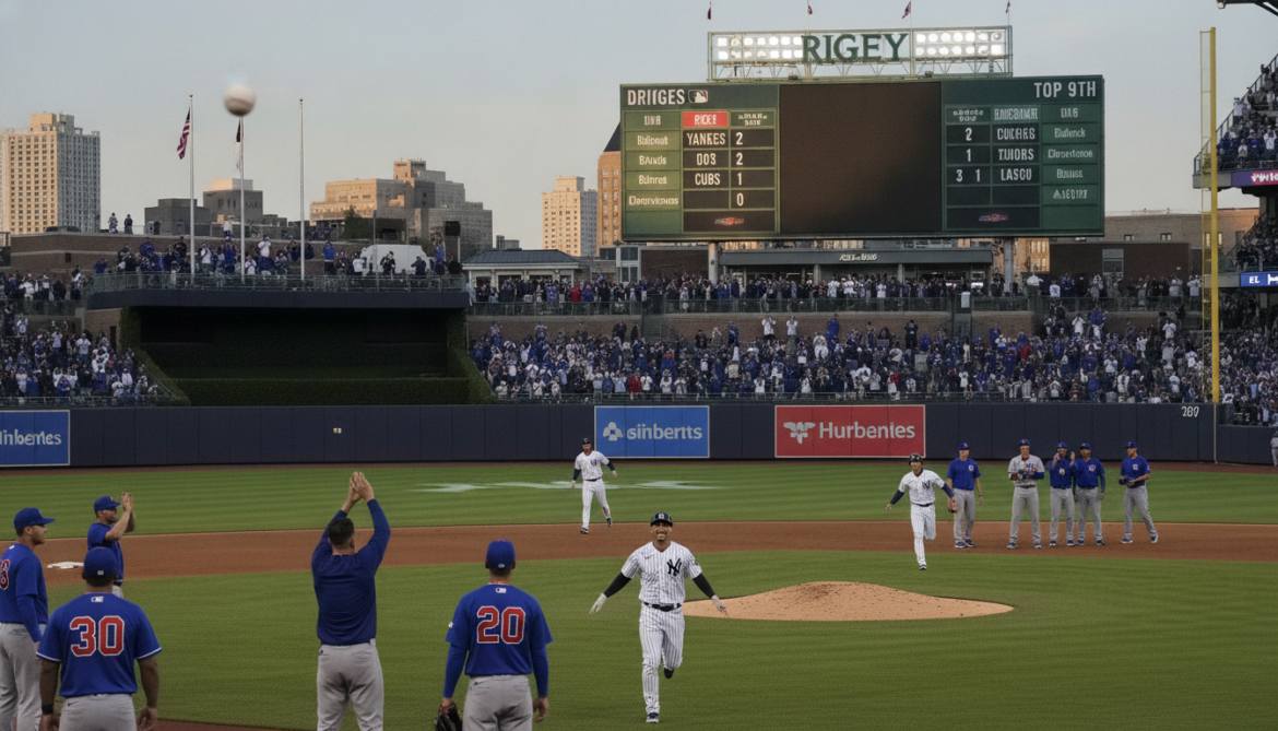 Yankees edge Cubs 2-1 at Wrigley as Caballero homers