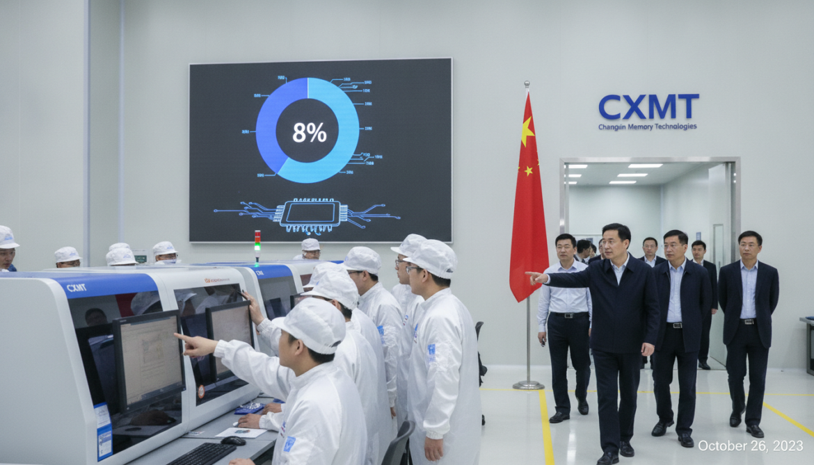 CXMT emerges as China's government-backed DRAM maker with nearly 8% share
