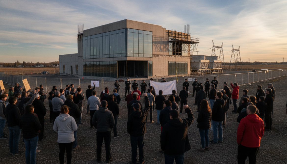 Meta's Alberta data centre sparks Morinville protests over water, grid strain