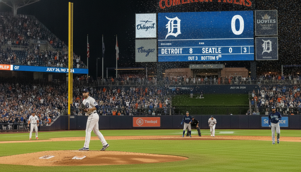 Detroit Tigers shut out Seattle Mariners 8-0 in dominant outing