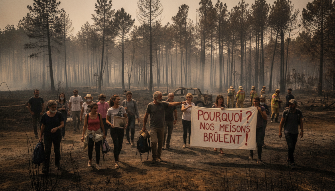 France wildfire devastates Le Porge as residents return demanding answers