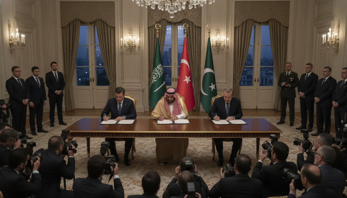 Saudi Arabia signs trilateral defence pact with Turkiye and Pakistan