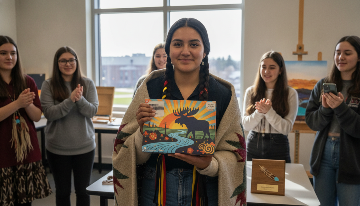 Mi'kmaw student Reese Simon wins contest, design appears on national granola bars