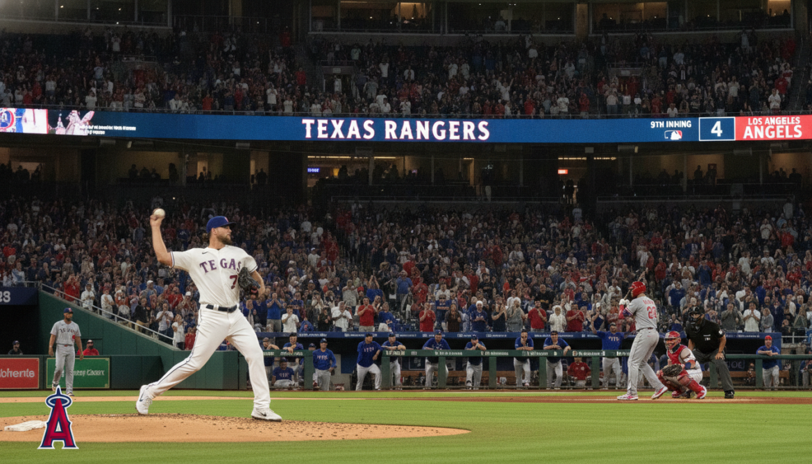 Texas Rangers defeat Los Angeles Angels 4-1 behind strong pitching