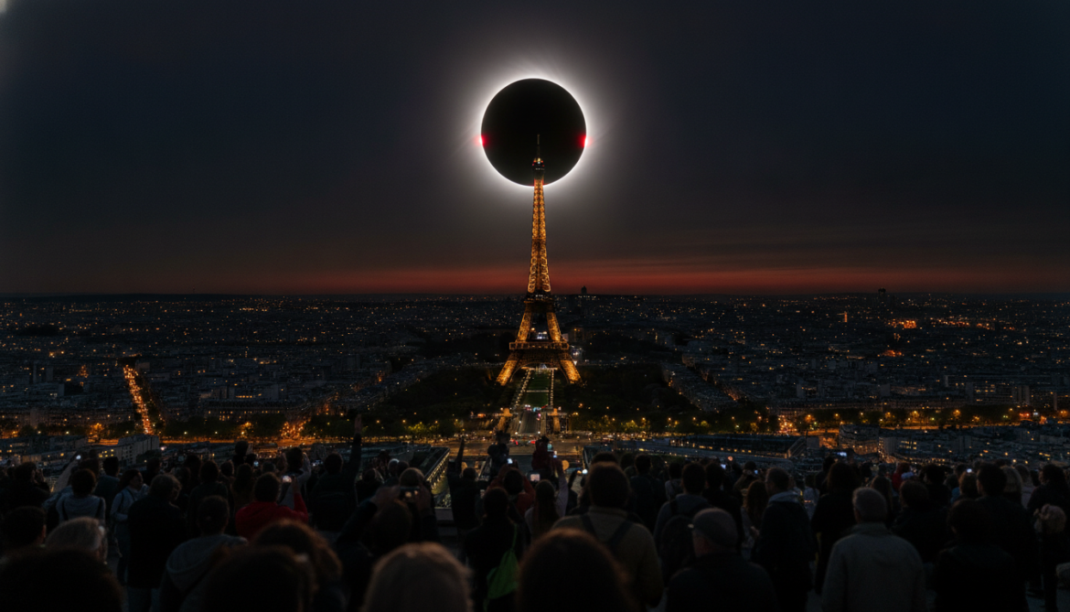 Total solar eclipse sweeps Europe Wednesday, two-minute totality for millions