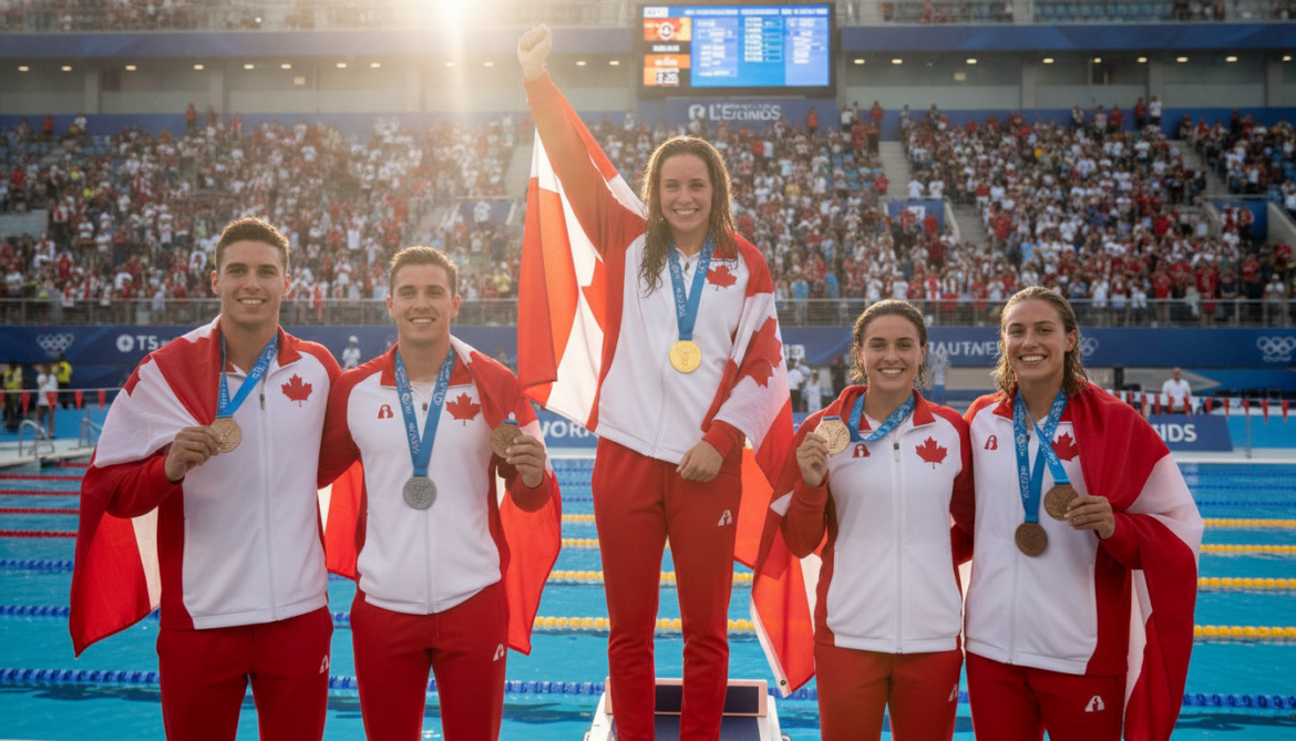 Canada claims five medals at Pan Pacific Championships as Tierney wins gold