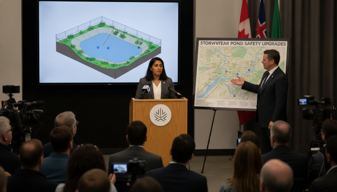 Calgary announces safety upgrades to 15 stormwater ponds after fatal drowning
