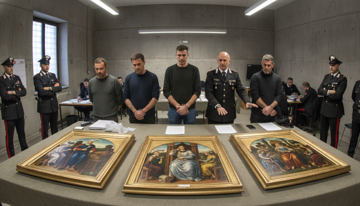 Three artworks stolen from Magnani-Rocca recovered by Italy’s military police, five arrested