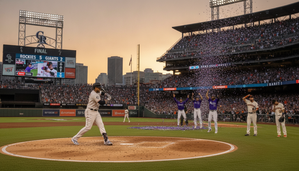 Rockies defeat Giants 5-2 as offense ignites in MLB win