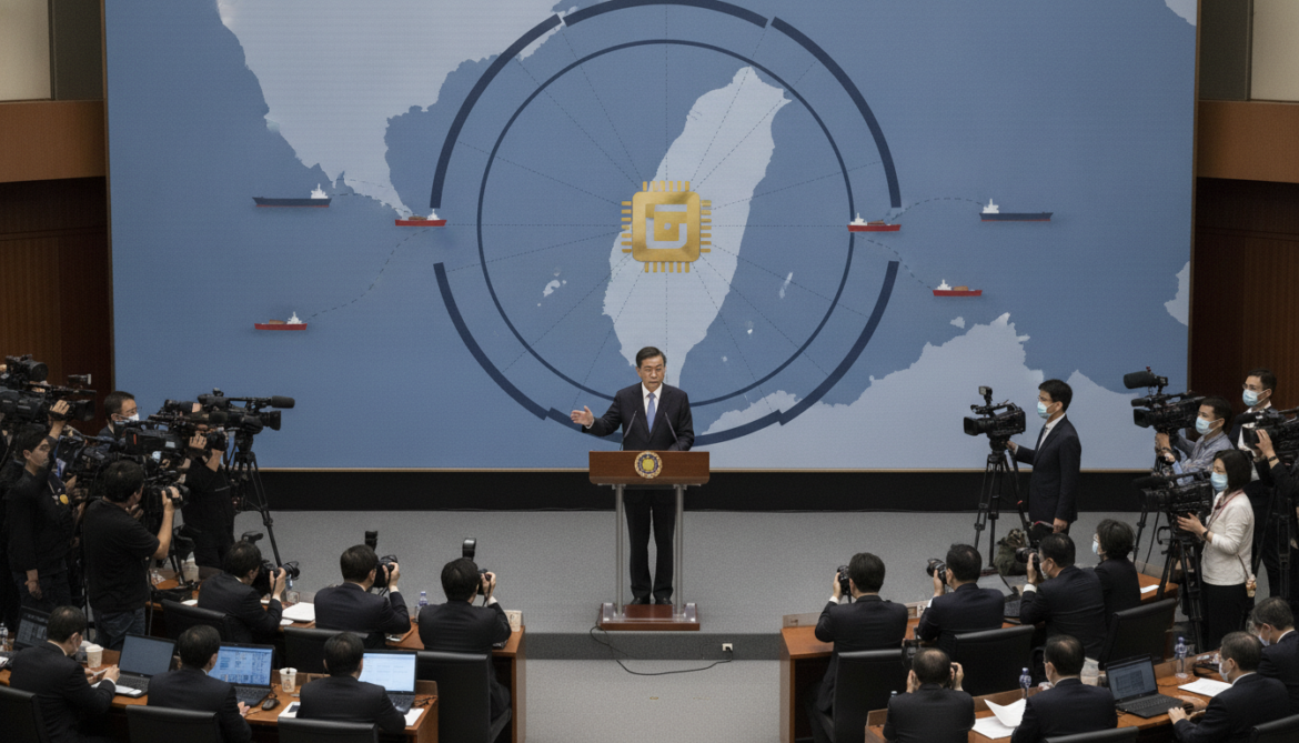 Taiwan warns Chinese maritime blockade could cripple global semiconductor supply chains