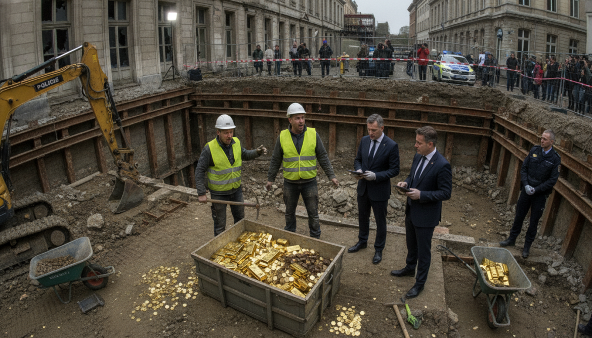 Belgian construction workers uncover $10 million in gold beneath building, prosecutors investigate