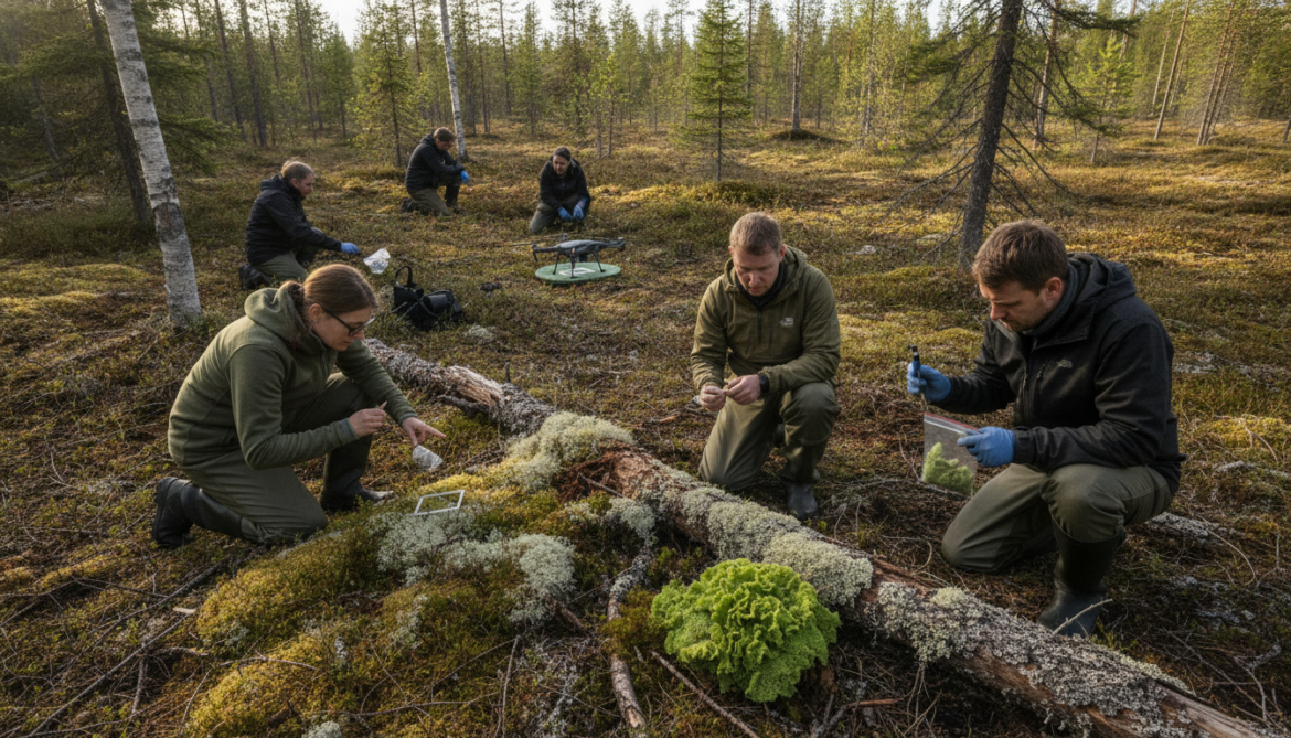 Boreal forest restoration study reveals mosses and lichens missing for decades