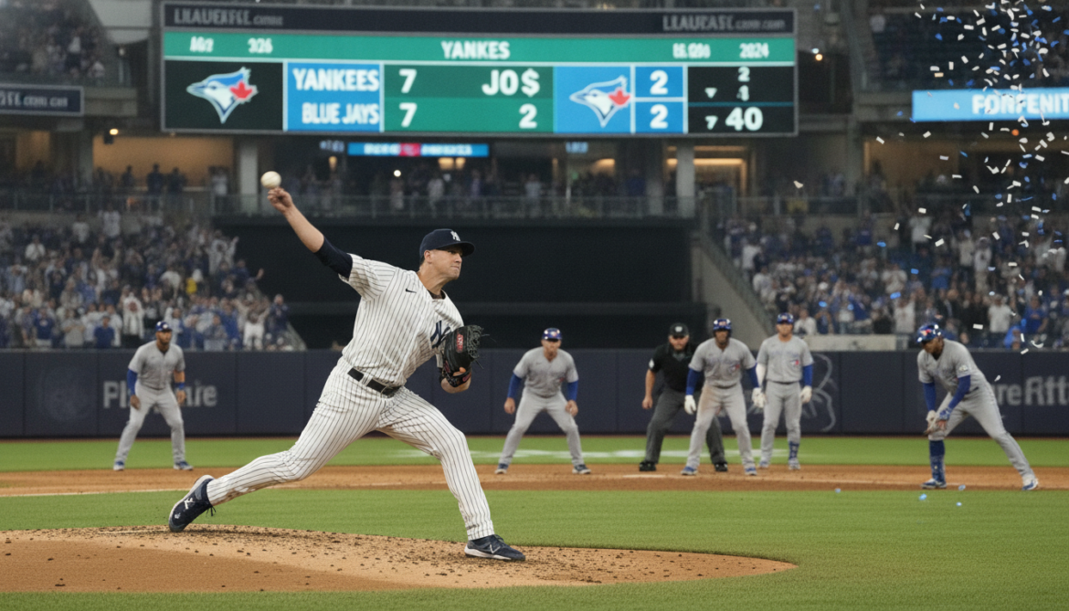 Blue Jays struggle as Weathers' changeup powers Yankees to victory