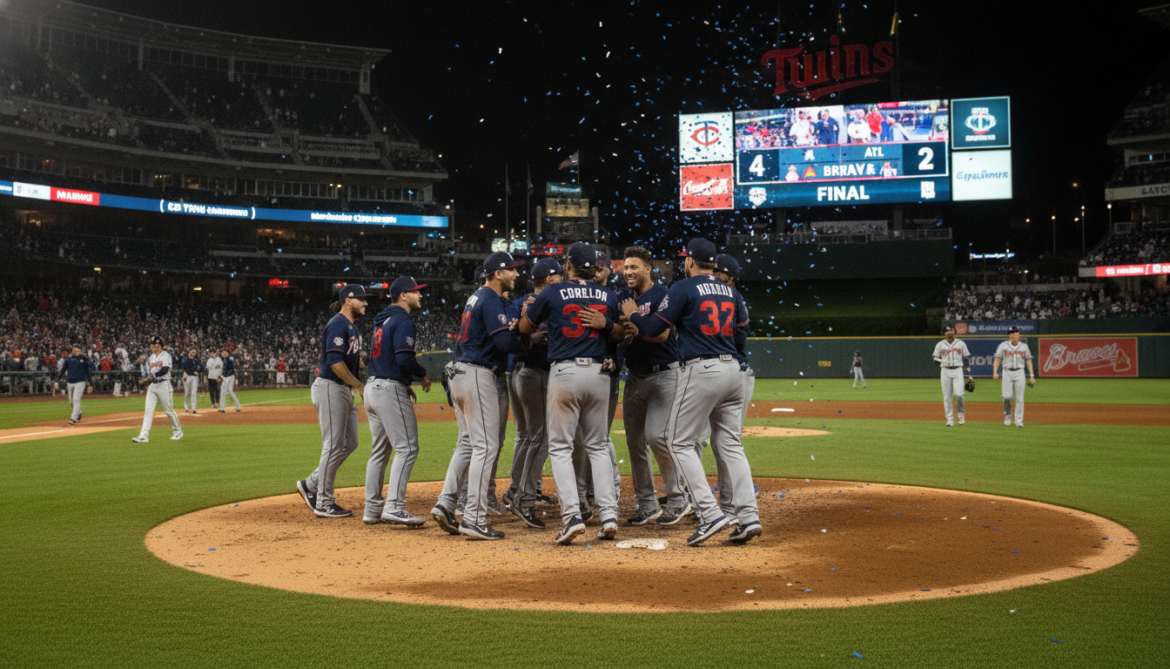Twins defeat Braves 4-2 in MLB as Minnesota secures key road victory