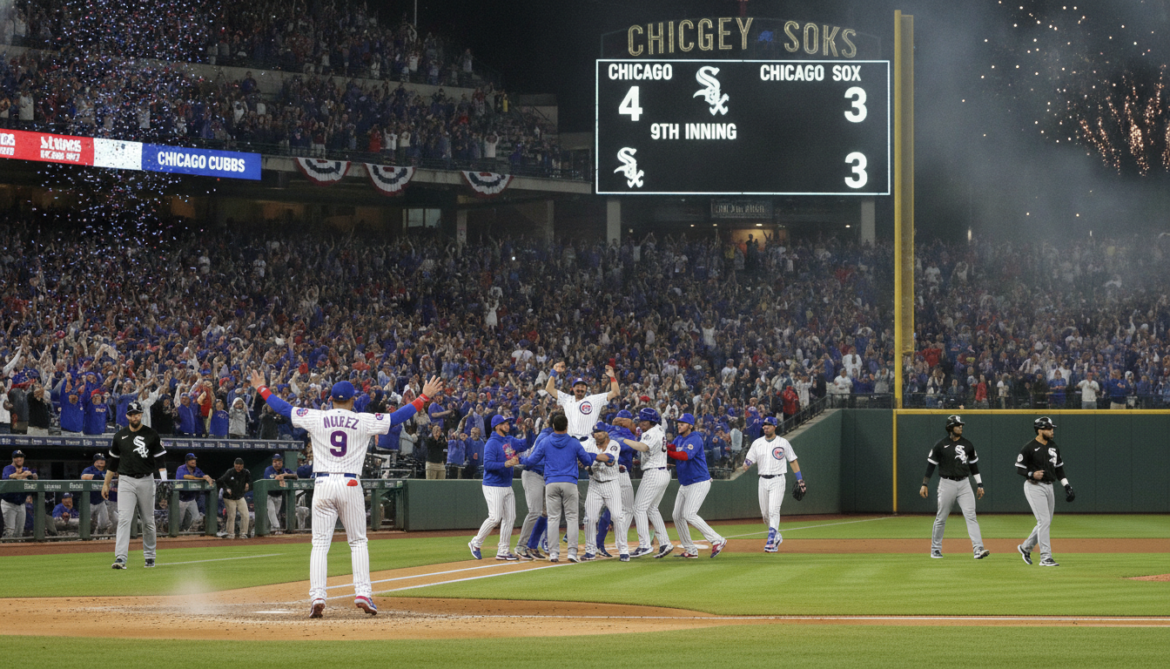 Cubs defeat White Sox 4-3 in late rally to secure win