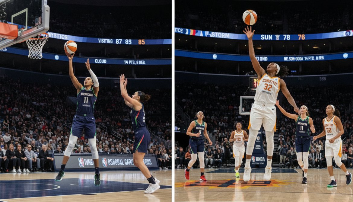 WNBA roundup: Cloud's career-high 35, Nelson-Ododa sparks Sun victory